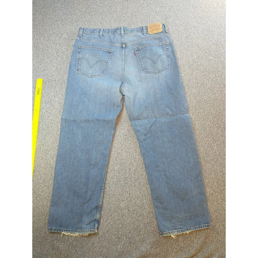 Levis 559 Relaxed Straight Jeans Mens 38x29 Blue Medium Wash Denim 100% Cotton